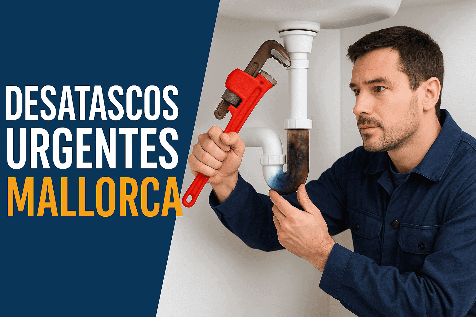 Servicio urgente desatascos Mallorca 24 horas
